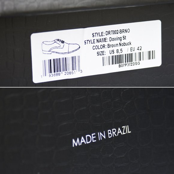 New w/ Box Marc Joseph “Gold Label” Brown Leather Men’s Shoes Sz 8.5 - Picture 10 of 11